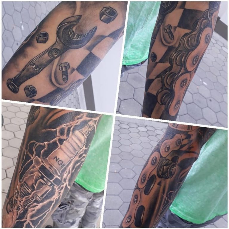 Syndicat Tattoo Studio Wien Mechanic Realistic