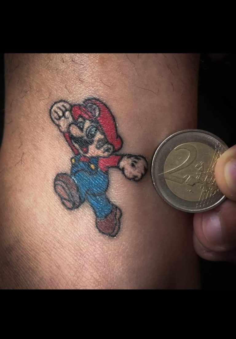 Syndicat Tattoo Studio Wien Super Mario