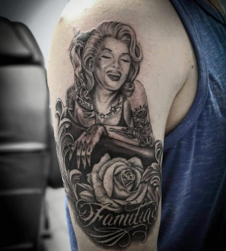 Syndicat Tattoo Studio Wien Marylin Monroe Realistic